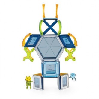 Магнитная игрушка-конструктор космической тематики с легкой системой соединения . . фото 6