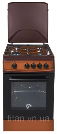 Плита газова Milano ML50 G1/01 коричнева (газ.контр.). Вінниця. фото 1 Плита газова Milano ML50 G1/01 коричнева (газ.контр.). Вінниця. фото 1