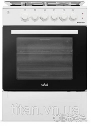Плита комбінована ARTEL MILAGRO 50 10-E WHITE. . фото 1 Комбінована плита ARTEL MILAGRO 50 10-E – стильний функціональний пристрій з 4-м. . фото 1