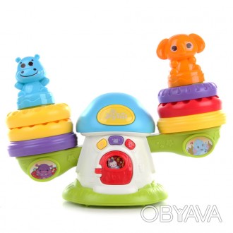 Чудова іграшка для розвитку дитини, виготовлена в яскравому забарвленні та милом. . фото 1