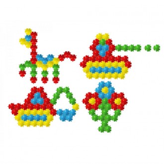 Мозаїка-пазли складається з кольорових шестикутників (60 деталей), з яких малюк . . фото 4