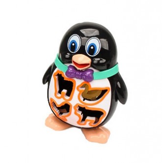 Яскрава та дуже приваблива іграшка у формі пінгвіна — чудовий розвивальний подар. . фото 3