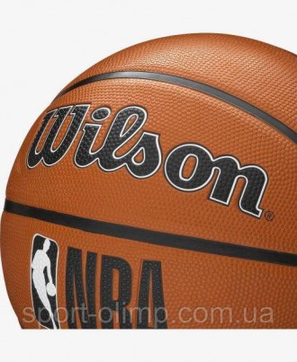 М'яч баскетбольний Wilson NBA DRV plus 275 size 5 Коричневий (WTB9200XB05 5). . фото 4