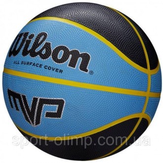 М'яч баскетбольний Wilson MVP 275 black/blue size 5 (WTB9017XB05 5)
Баскетбо. . фото 2