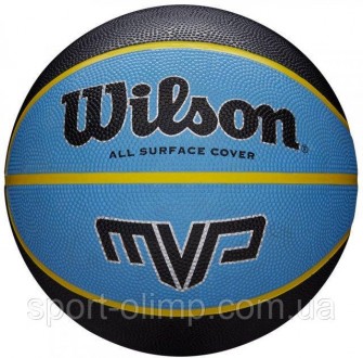 М'яч баскетбольний Wilson MVP 275 black/blue size 5 (WTB9017XB05 5)
Баскетбо. . фото 3