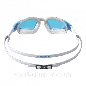 Очки для плавания Speedo AQUAPULSE PRO GOG AU белый, синий OSFM 8-12264D641
Очки. . фото 3