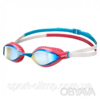 Очки для плавания Arena AIR-SPEED MIRROR Белый, Красный OSFM (003151-107 OSFM)
В. . фото 1