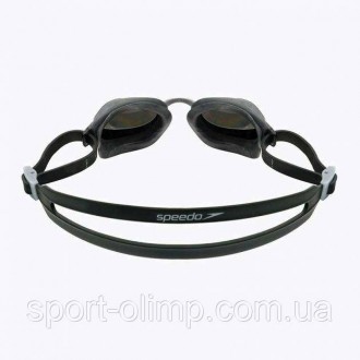 Очки для плавания Speedo AQUAPURE MIR GOG V2 AU Черный, Серый OSFM (8-11770C742 . . фото 4