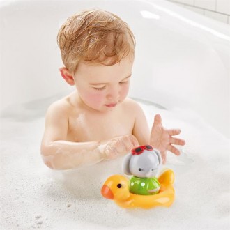 Іграшка для ванної Hape з термометром Слоненя — це заводна, що змінює колір і об. . фото 4
