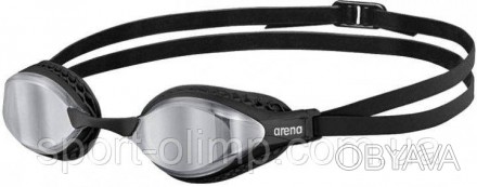 Очки для плавания Arena AIR-SPEED MIRROR Серебристый, Черный OSFM (003151-100 OS. . фото 1