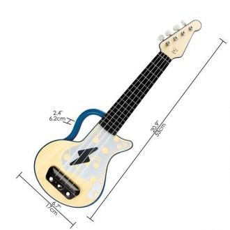 Музыкальная гитара Hape в стильном синем цвете – потрясающий подарок для юного м. . фото 9