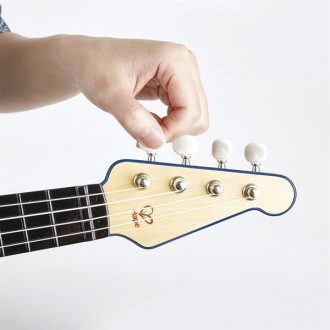 Музыкальная гитара Hape в стильном синем цвете – потрясающий подарок для юного м. . фото 7