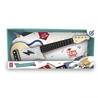 Музыкальная гитара Hape в стильном синем цвете – потрясающий подарок для юного м. . фото 11