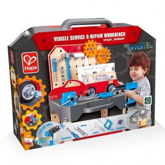 Іграшковий верстат Hape Автомайстерня створений для хлопчиків від 3 років.
До ко. . фото 5