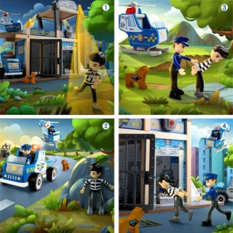 Игровой набор Hape Полицейский участок поможет ребенку придумать собственную зах. . фото 7
