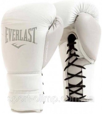 Боксерські рукавички Everlast Powerlock 2 Pro Lace Білий 14 унцій (896910-70-814. . фото 2
