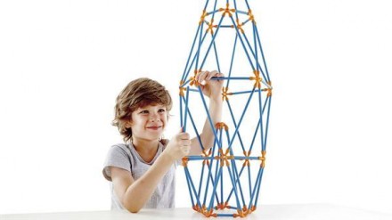 Конструктор контурний із бамбука Hape Flexistix Bibe створений для дітей від 4 р. . фото 9