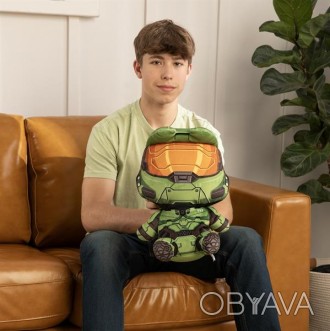 Представляємо м'яку іграшку Mocchi Mocchi Майстер Чіф з Halo 38 см — ідеальне до. . фото 1