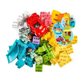Игра с конструктором LEGO DUPLO Classic Большая коробка с кубиками пробуждает во. . фото 3