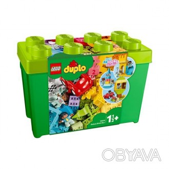 Игра с конструктором LEGO DUPLO Classic Большая коробка с кубиками пробуждает во. . фото 1
