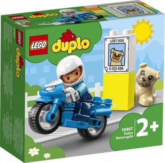 Набор «Полицейский мотоцикл» LEGO® DUPLO® Rescue (10967) обеспечит развивающую и. . фото 8
