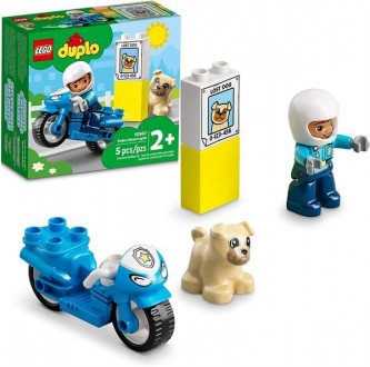 Набор «Полицейский мотоцикл» LEGO® DUPLO® Rescue (10967) обеспечит развивающую и. . фото 9