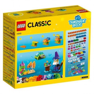 «Прозрачные кубики для творчества» LEGO® Classic (11013) – это удивительный набо. . фото 10