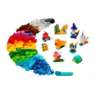 «Прозрачные кубики для творчества» LEGO® Classic (11013) – это удивительный набо. . фото 3