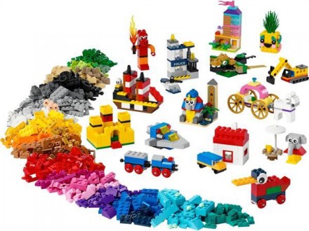 Пориньте в історію ігрового навчання за допомогою набору 90 років гри LEGO® Clas. . фото 3