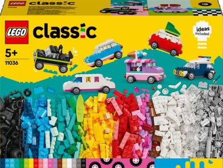 Подаруйте дітям від 5 років, які обожнюють машинки, набір LEGO® Classic Творчі т. . фото 2