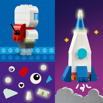 Игрушка LEGO® Classic Творческие космические объекты (11037) приглашает юных кос. . фото 5