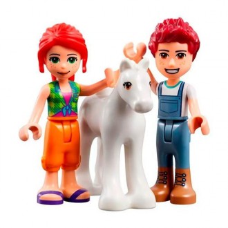 Подаруйте маленьким шанувальникам тварин радість з LEGO® Friends® «Конюшня для м. . фото 5