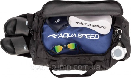 Спортивна сумка Aqua Speed Duffel bag M 60143 Чорний 48x25x29см (141-07)
Спортив. . фото 5