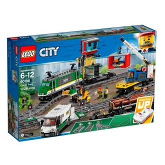 Завантажте потужний вантажний потяг LEGO® City (60198) і доставте товар вчасно! . . фото 2