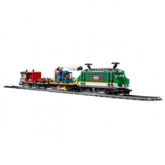Завантажте потужний вантажний потяг LEGO® City (60198) і доставте товар вчасно! . . фото 3