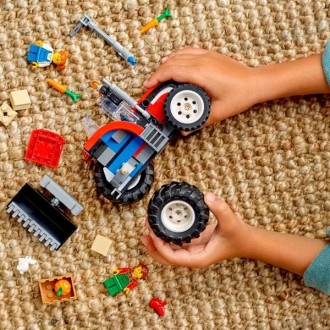 Розвивайте творчий потенціал дітей із набором «Трактор» LEGO® City (60287). Цей . . фото 7