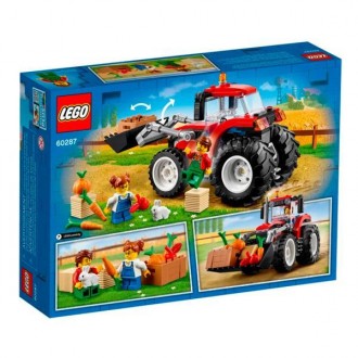 Розвивайте творчий потенціал дітей із набором «Трактор» LEGO® City (60287). Цей . . фото 10