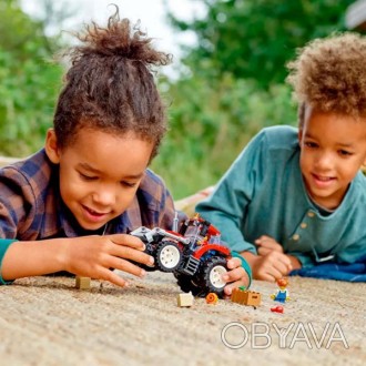 Розвивайте творчий потенціал дітей із набором «Трактор» LEGO® City (60287). Цей . . фото 1