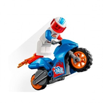 Підніміть дитячу гру в небеса з набором «Реактивний трюковий мотоцикл» LEGO® Cit. . фото 7
