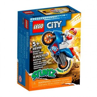 Підніміть дитячу гру в небеса з набором «Реактивний трюковий мотоцикл» LEGO® Cit. . фото 11