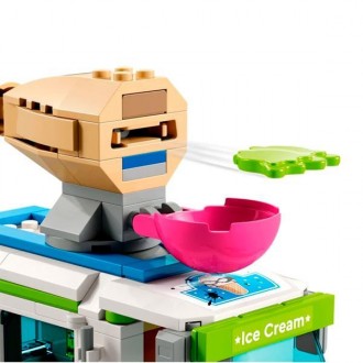 З ігровим набором «Погоня поліції за вантажівкою з морозивом» LEGO® City (60314). . фото 8