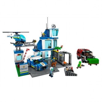Ця триповерхова поліцейська дільниця LEGO® City (60316) повна надихаючі деталі, . . фото 3