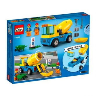 Втілюйте дитячі фантазії в життя з набором «Бетономішалка» LEGO® City (60325). У. . фото 10