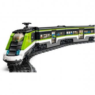До набору LEGO® City «Пасажирський потяг-експрес» (60337) входить локомотив із д. . фото 4