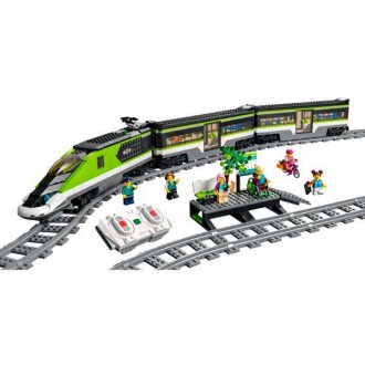 До набору LEGO® City «Пасажирський потяг-експрес» (60337) входить локомотив із д. . фото 3