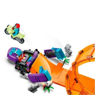 Іграшковий набір LEGO® City Трюкова петля Сортувальний 256 (60338) містить механ. . фото 5