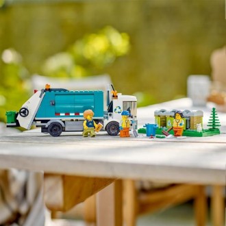 Сміттєва вантажівка LEGO® City (60386) має реалістичні можливості, включно з сор. . фото 9