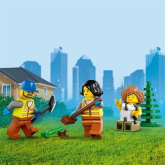 Сміттєва вантажівка LEGO® City (60386) має реалістичні можливості, включно з сор. . фото 3