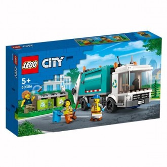 Сміттєва вантажівка LEGO® City (60386) має реалістичні можливості, включно з сор. . фото 2