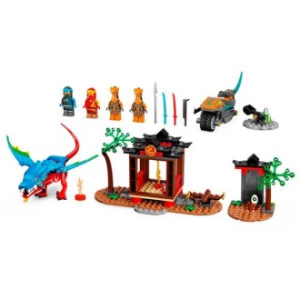 Набір «Храм ніндзя-дракона» (71759) допомагає дітям віком від 4 років розвивати . . фото 4